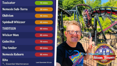 Alton Towers busy times