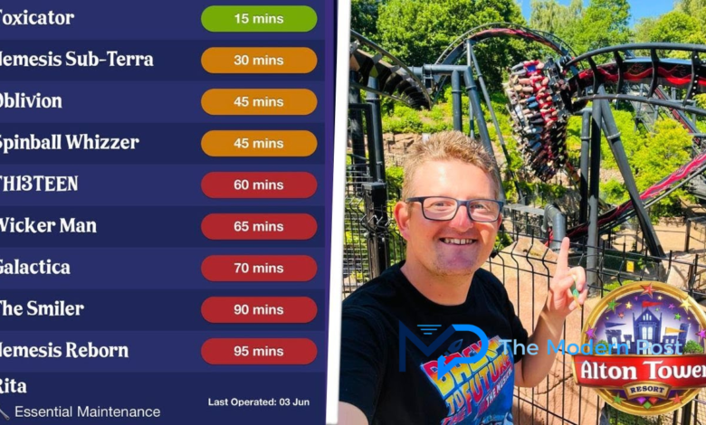 Alton Towers busy times